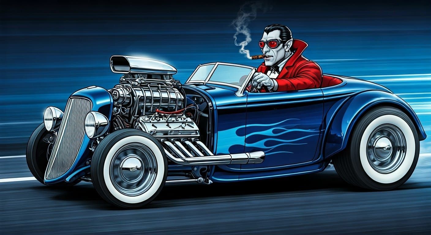 Count Dracula hot rod