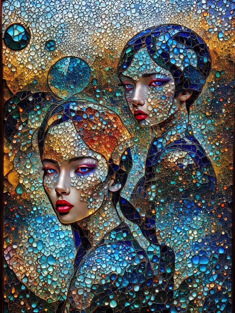 Street Art Boy in Quarter Rain