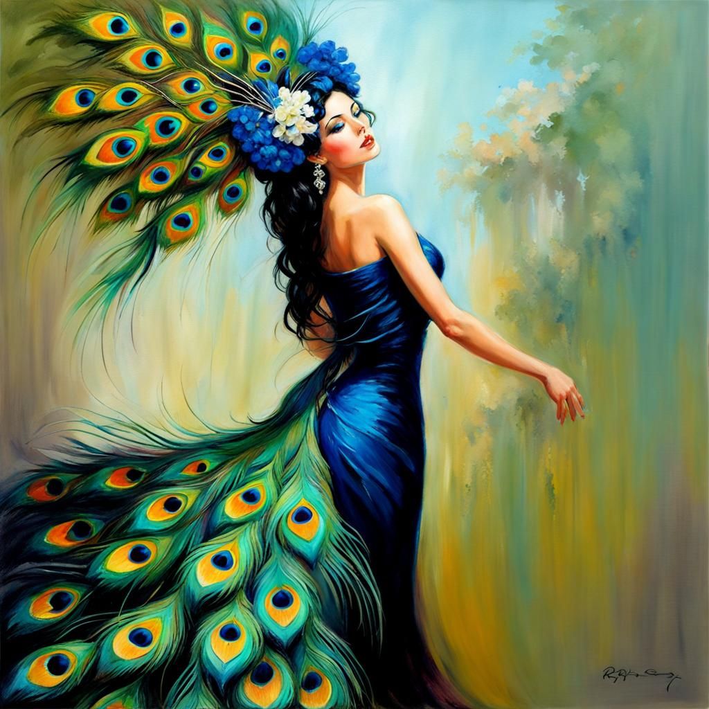 Peacock Lady