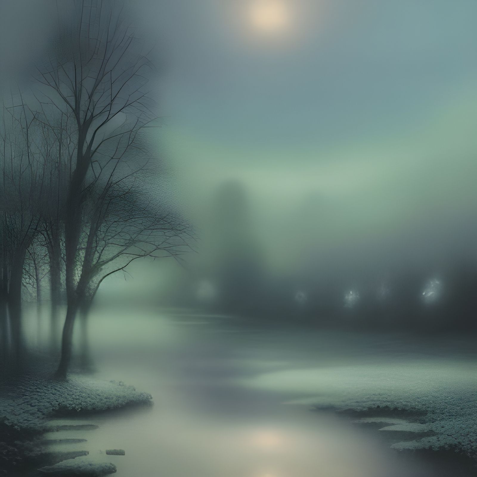 Ethereal Fantasy Aquatint at the End of Nothing