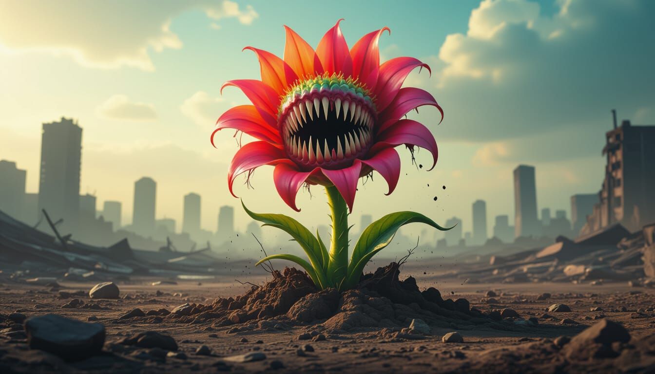 Epic, post-apocalyptic, hyper-realistic, 8K resolution conce...