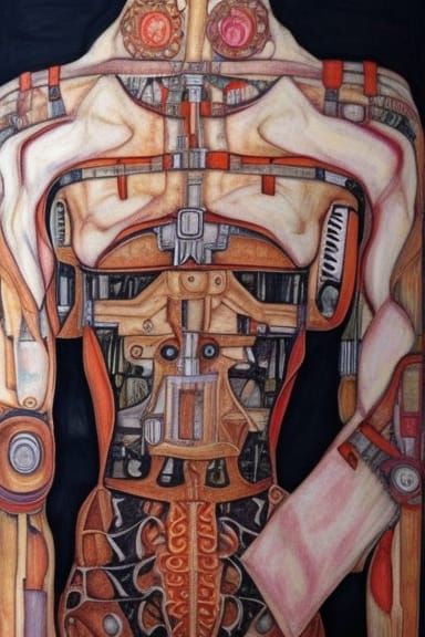 Self-Aware Machines: Surreal Dystopian Art