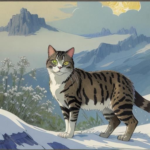 Brave Cat's Return: Art Nouveau Animation Style