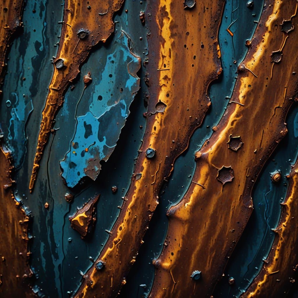 Moody Metallic Abstract Photography