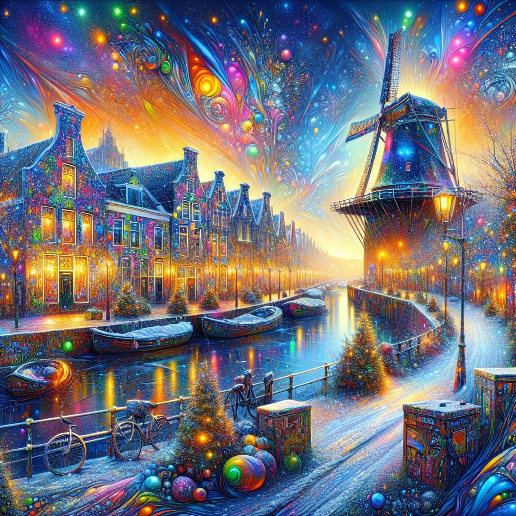 Christmas in Zandvoort: Vivid Street Art