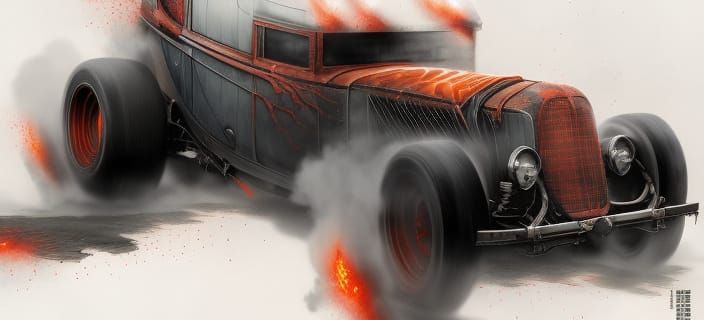 The Devil's Hot Rod: Junji Ito Style Masterpiece