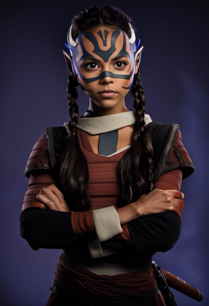 Jenna Ortega as Ahsoka Tano Digital Art