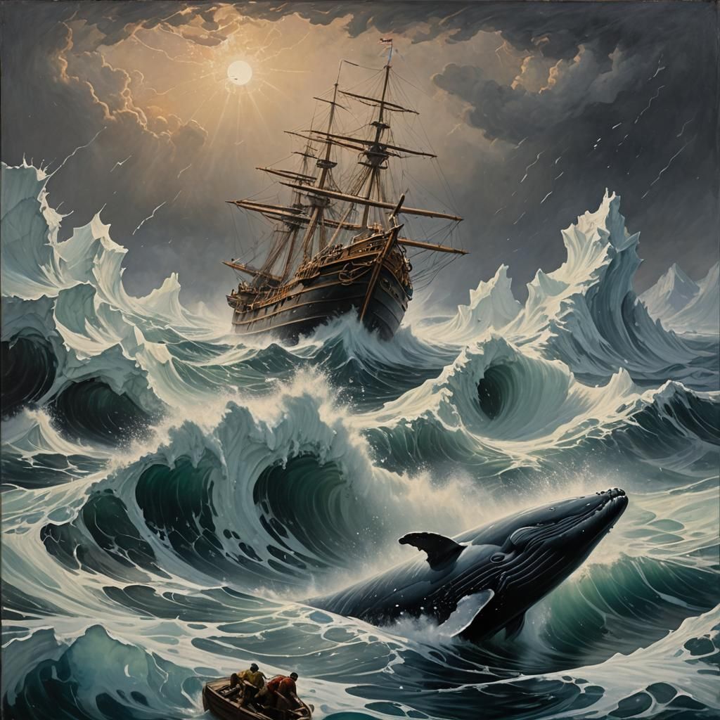 Whale Sounds: An Oil Painting Inspired by James Gurney