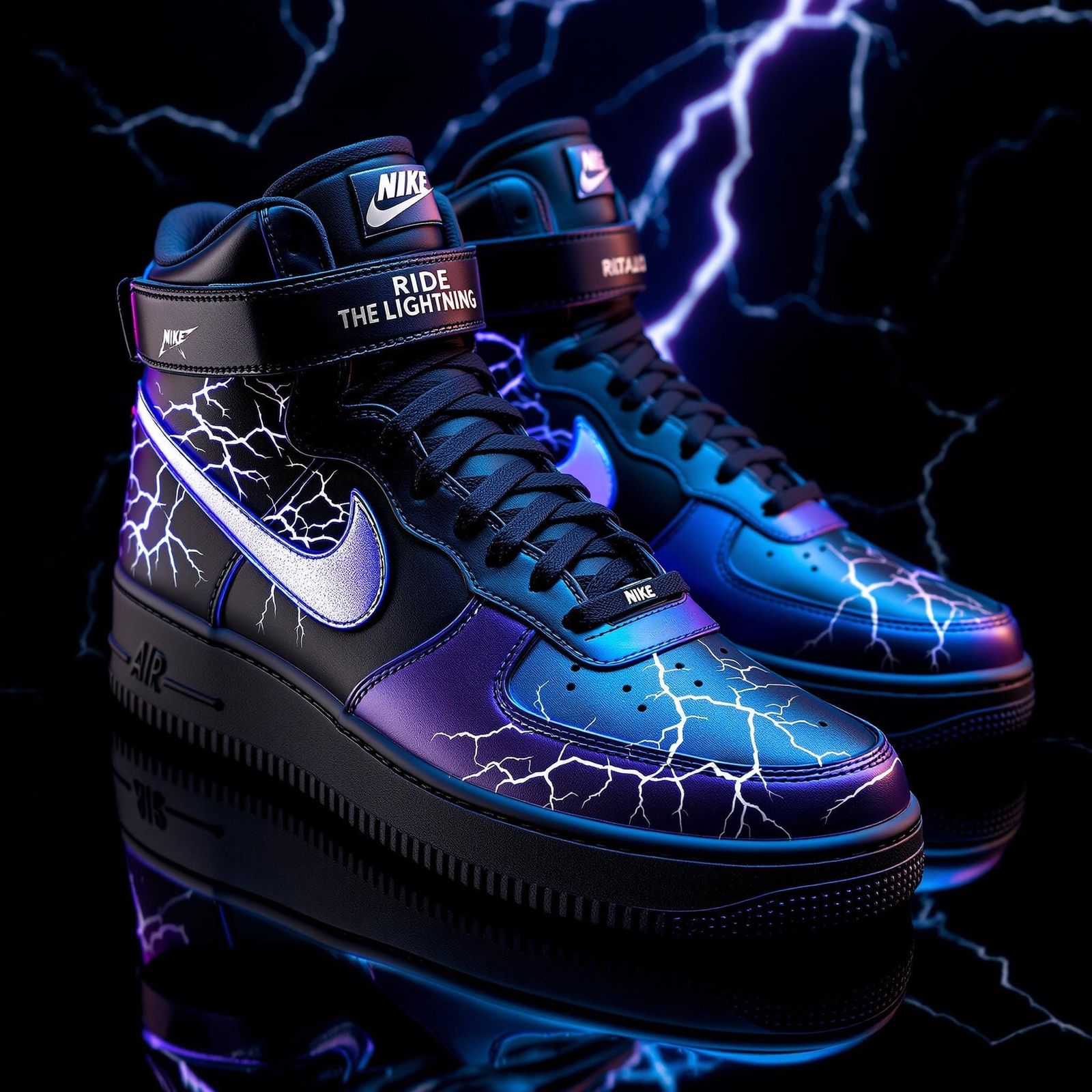 Metallica "Ride the Lightning" Nike Air Force One