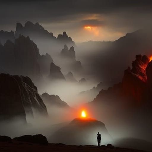 Surreal Desert Hole at World's End