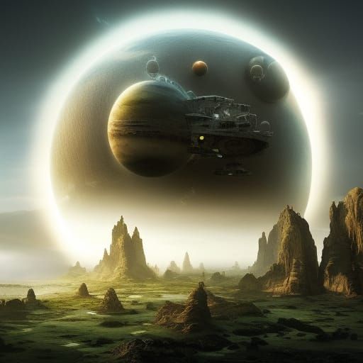 Wookiee Home Planet: Epic Digital Matte Painting