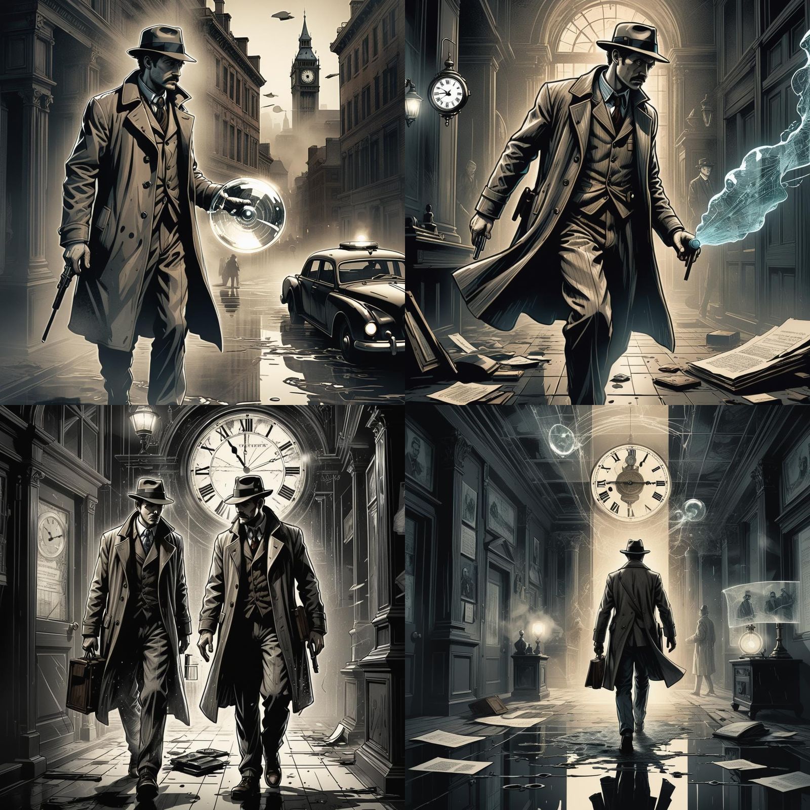 Time-Traveling Detective Investigates Century-Spanning Crime...