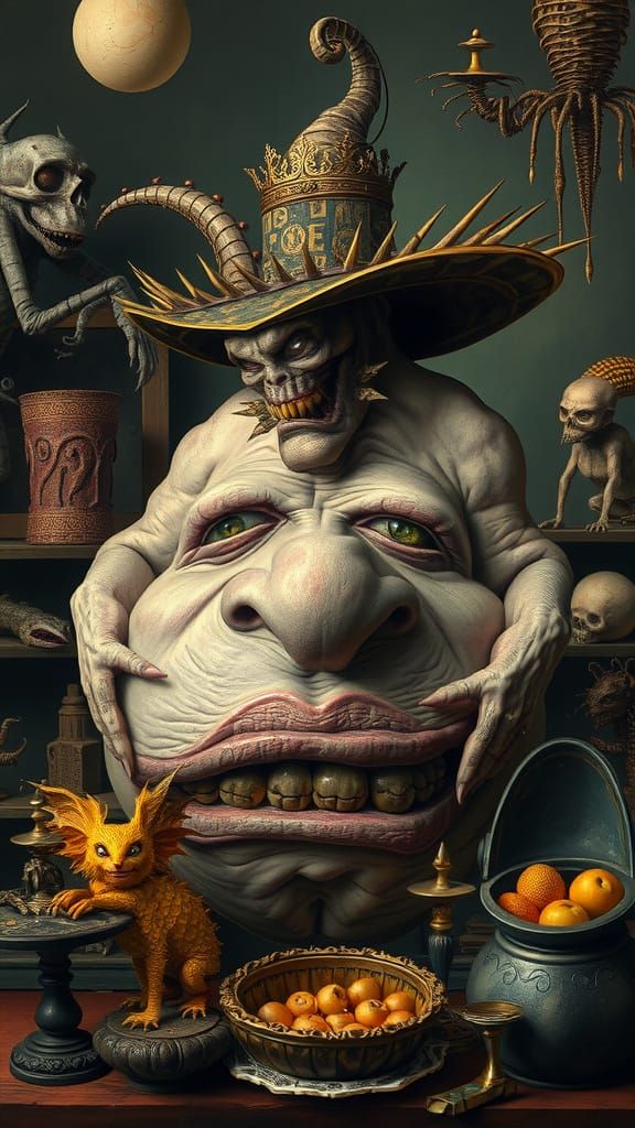 Macabre Covetousness in a Surrealistic Tapestry