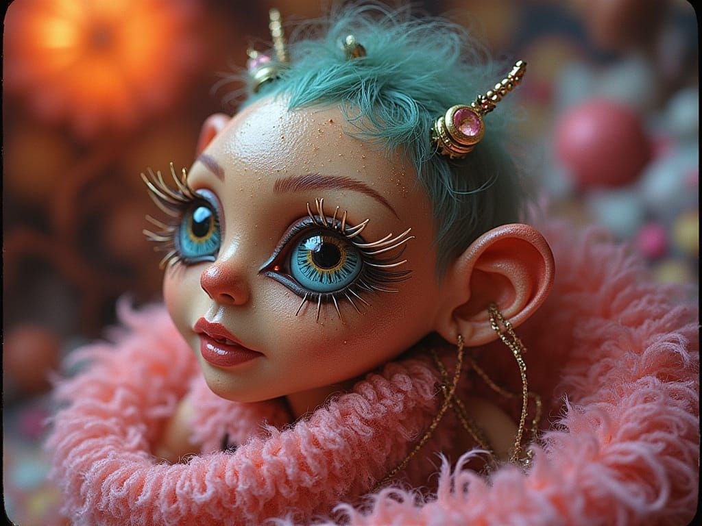 Sartorially Challenged Funkmonkey Rosy Dawn Empire Glass Genius Loci Bedazzled Chenille Everyday Objects