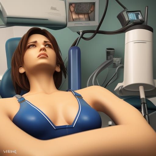 Jill Valentine Dental Surgery: 3D Game Cinematic Render