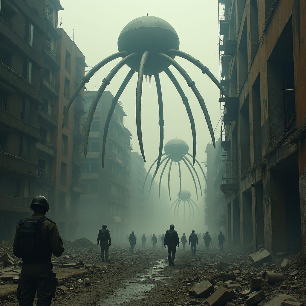 War of the Worlds: Biomechanical Apocalyptic Landscape