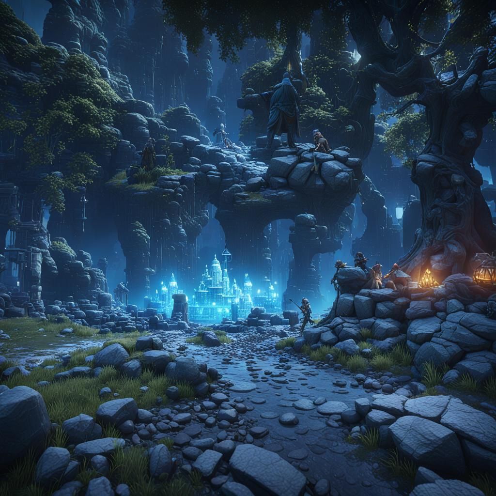 Epic 3D Game Cinematic Masterpiece