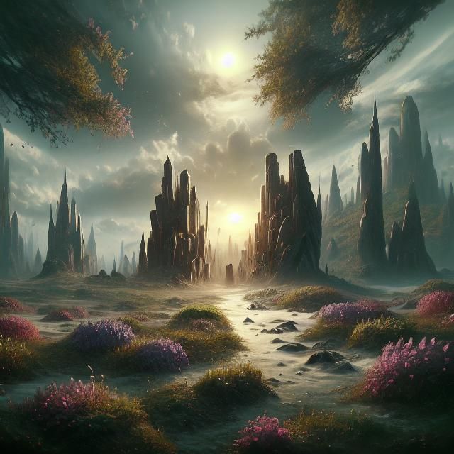 Surreal Landscapes Merge in Dreamscape Art