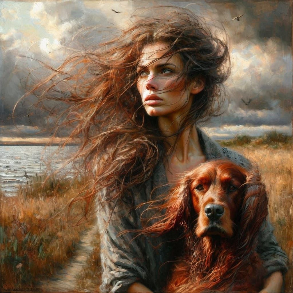 Oil Painting  Max & Julie