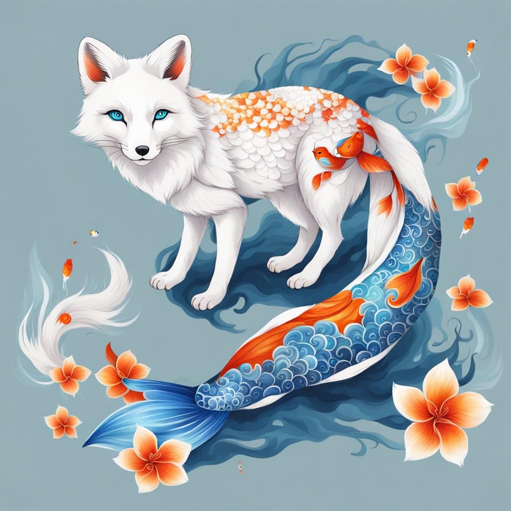Koi fox🩵