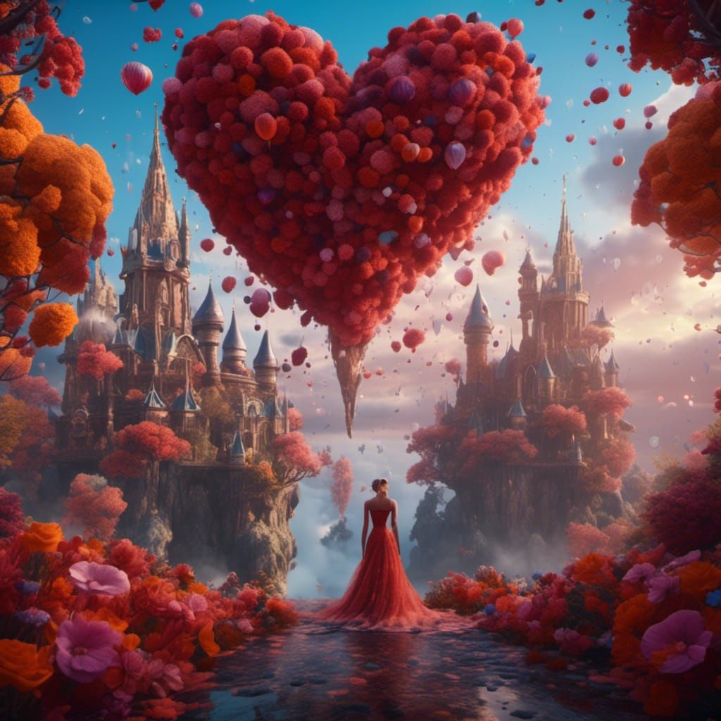 Love is in the Air: Detailed Matte Painting