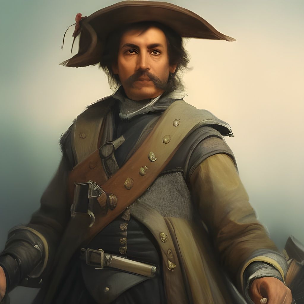 Musketeers Portrait in Hyperdetailed Digital Art Style