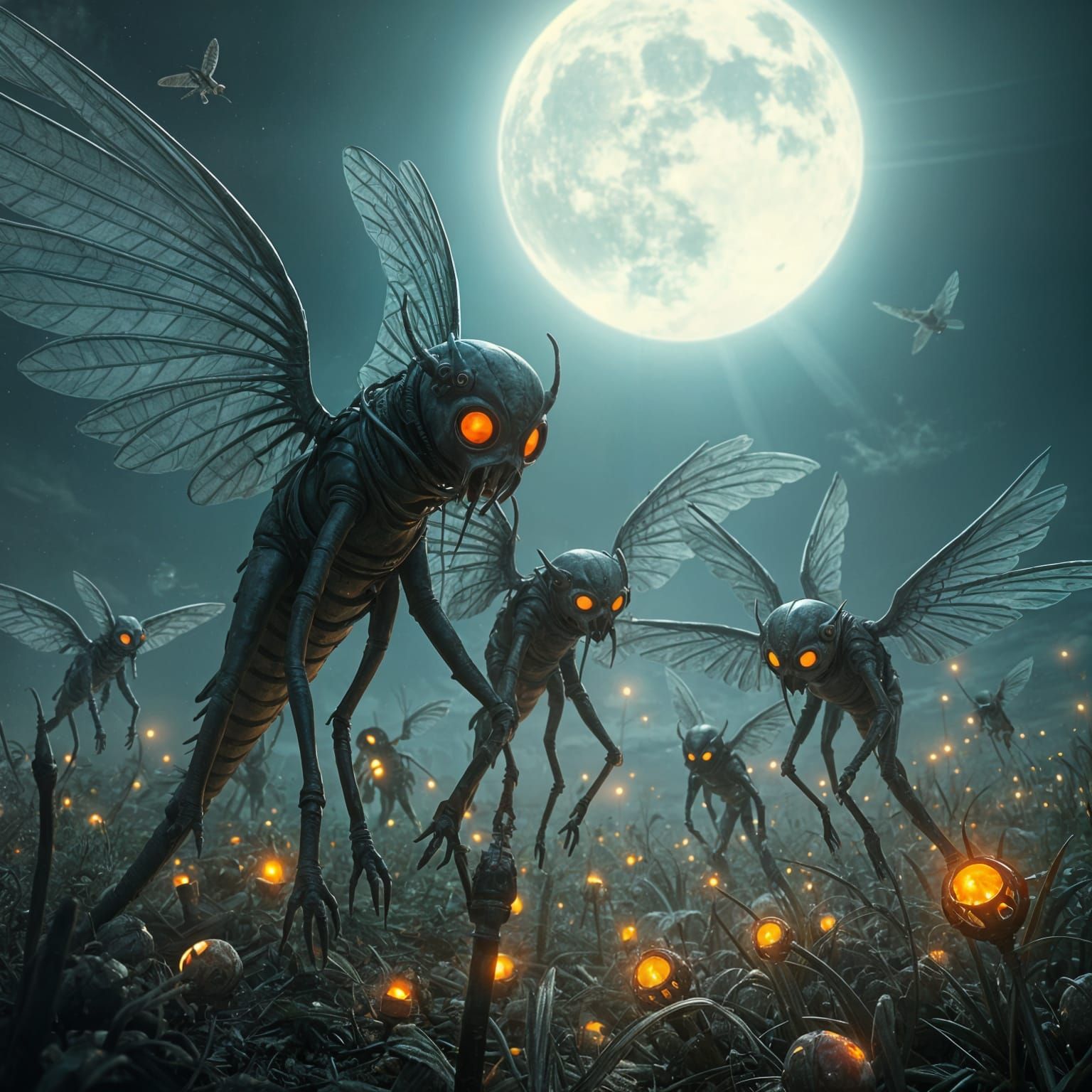 Maggots Dream of Flight: An AI Interpretation