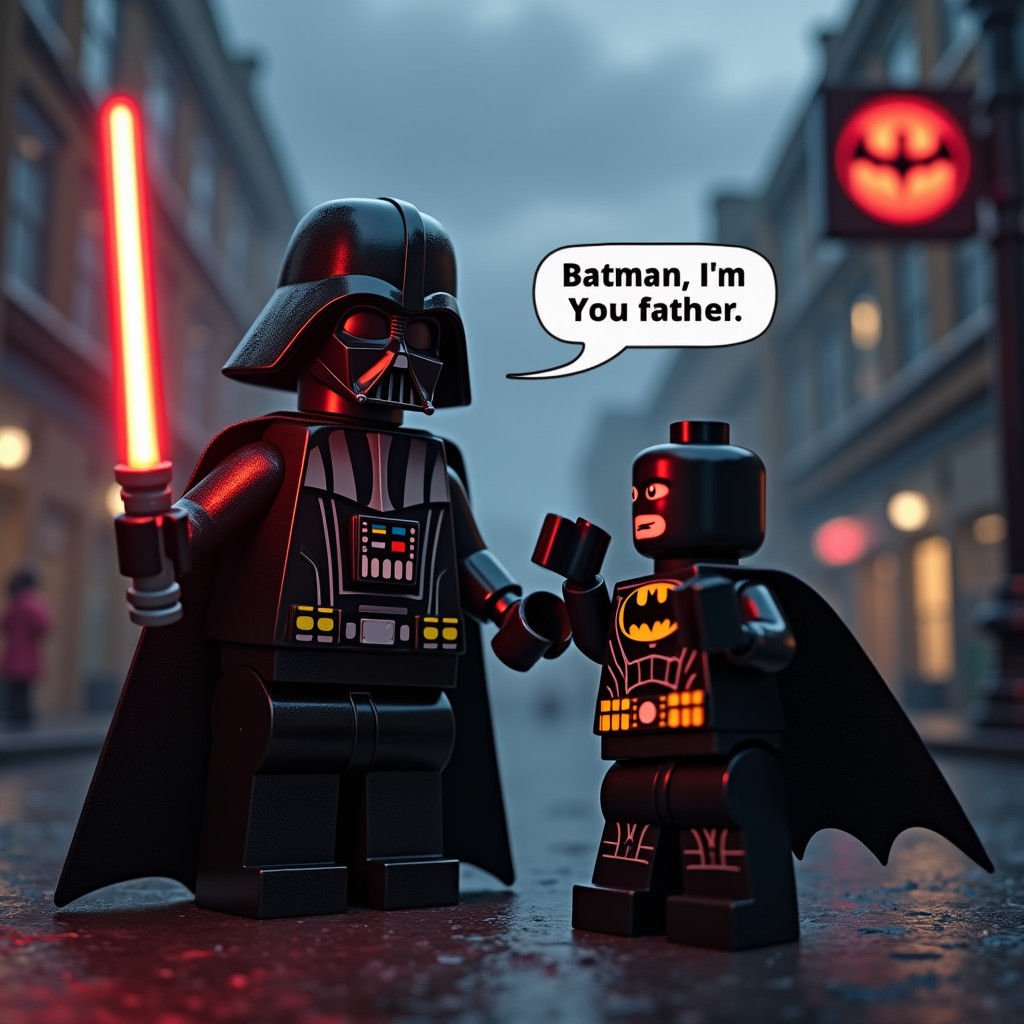 Darth Vader's Lego Movie Revelation in Gotham