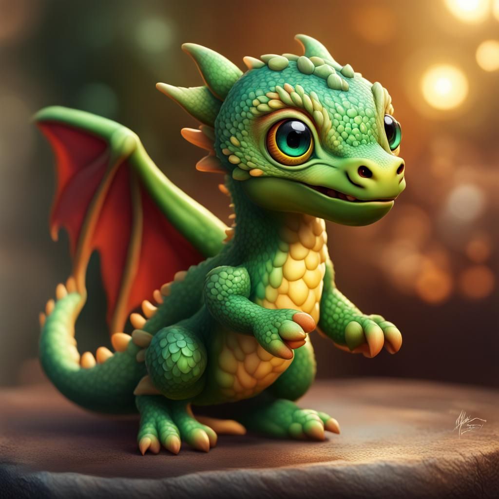 Hyperrealistic Avocado Dragon Concept Art