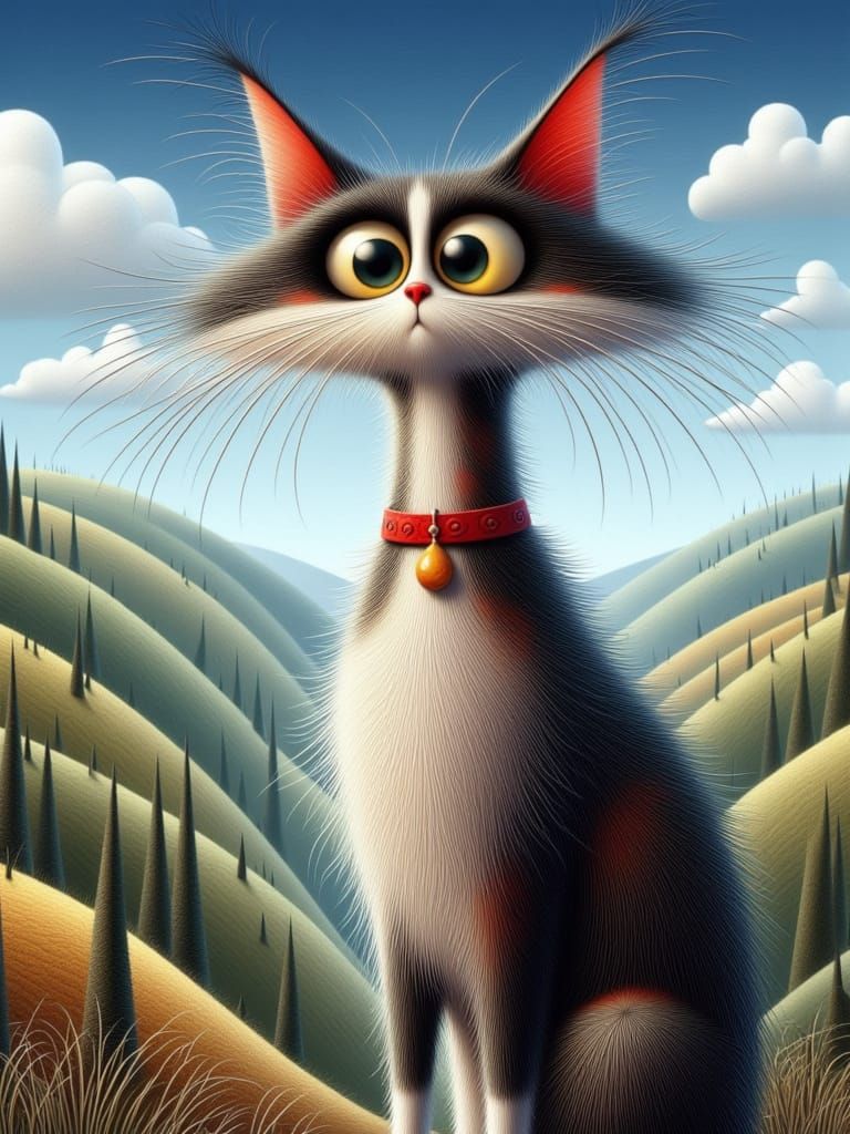 Fanciful Felines in Whimsical Settings