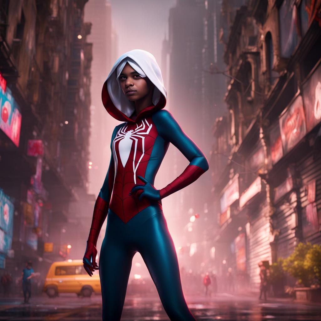 12 year old Indian girl cosplays as spider-gwen
