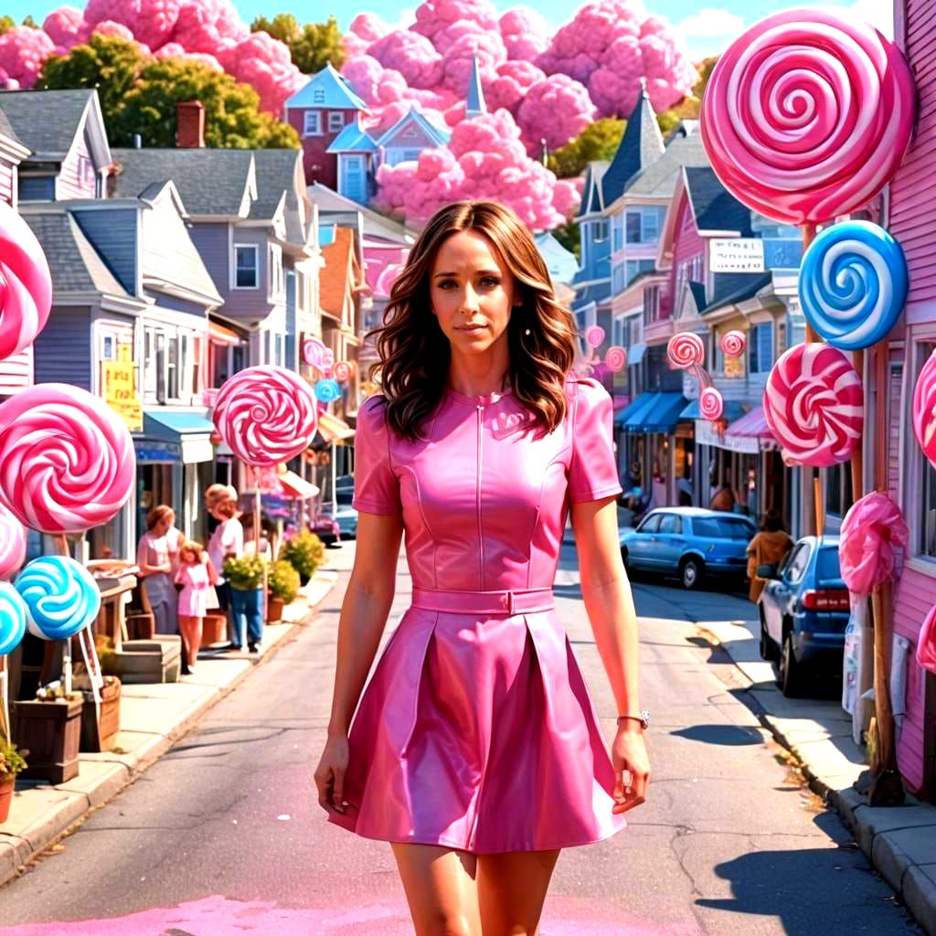 Jennifer Love Hewitt in Candy Art Style