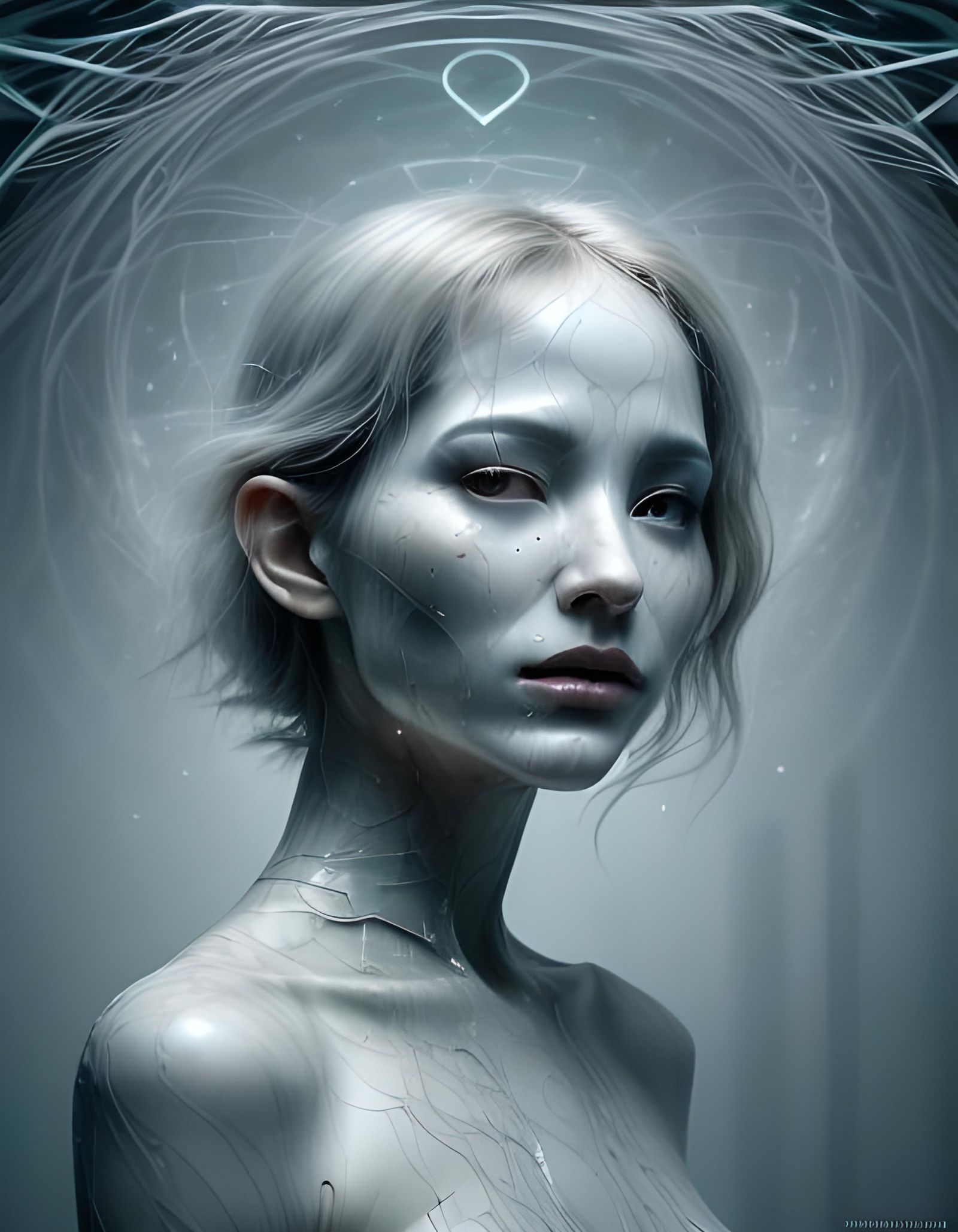 Ethereal Synthetic Beings in Silent Matrix of Dreams