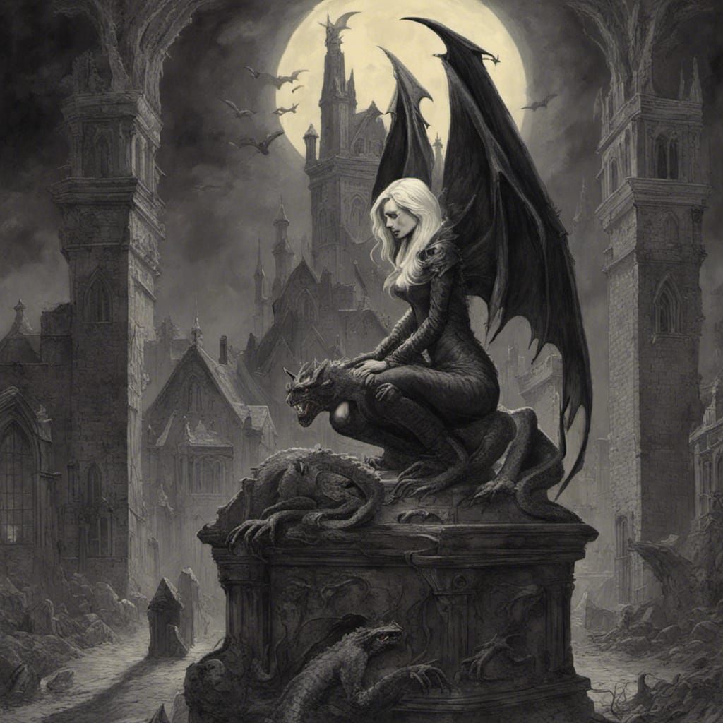 Gothic Creatures of the Night: Dragons and Gargoyles