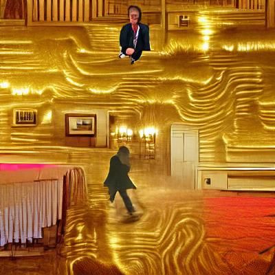Jack Torrance in the Gold Ballroom