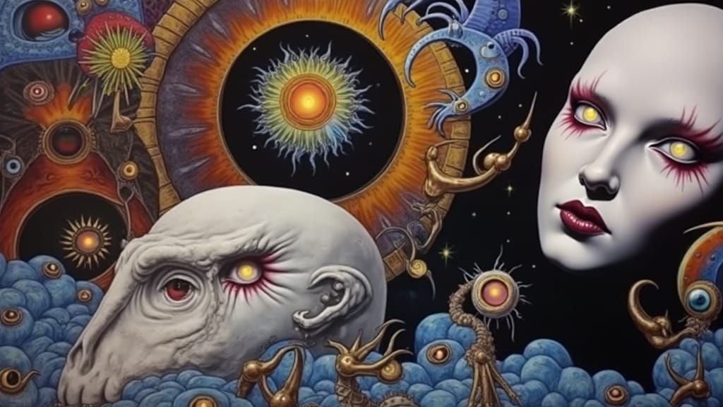 Albino Punk Prophets in Apocalyptic Cyberpunk Dreamscape