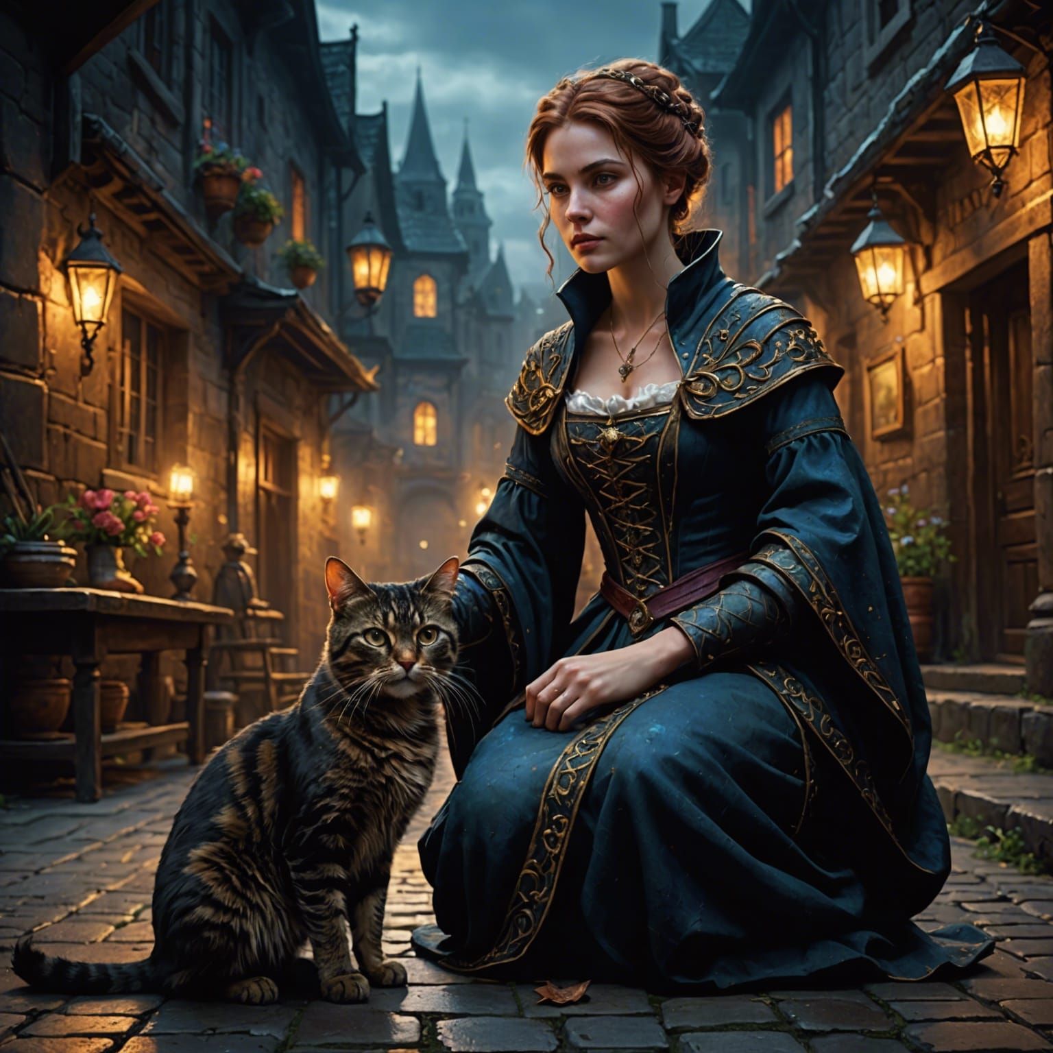 the lady and the cat series