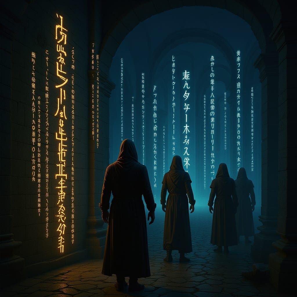 Futuristic Glyphs: Ancient Symbols in Digital Art