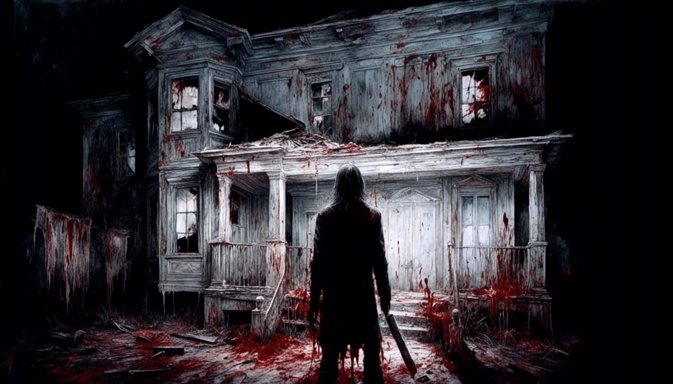 Macabre Crime Scene in Abandoned House