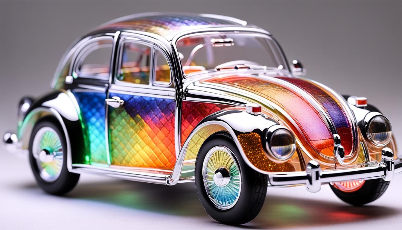 Translucent Crystal Model Car of 1930s Beetle