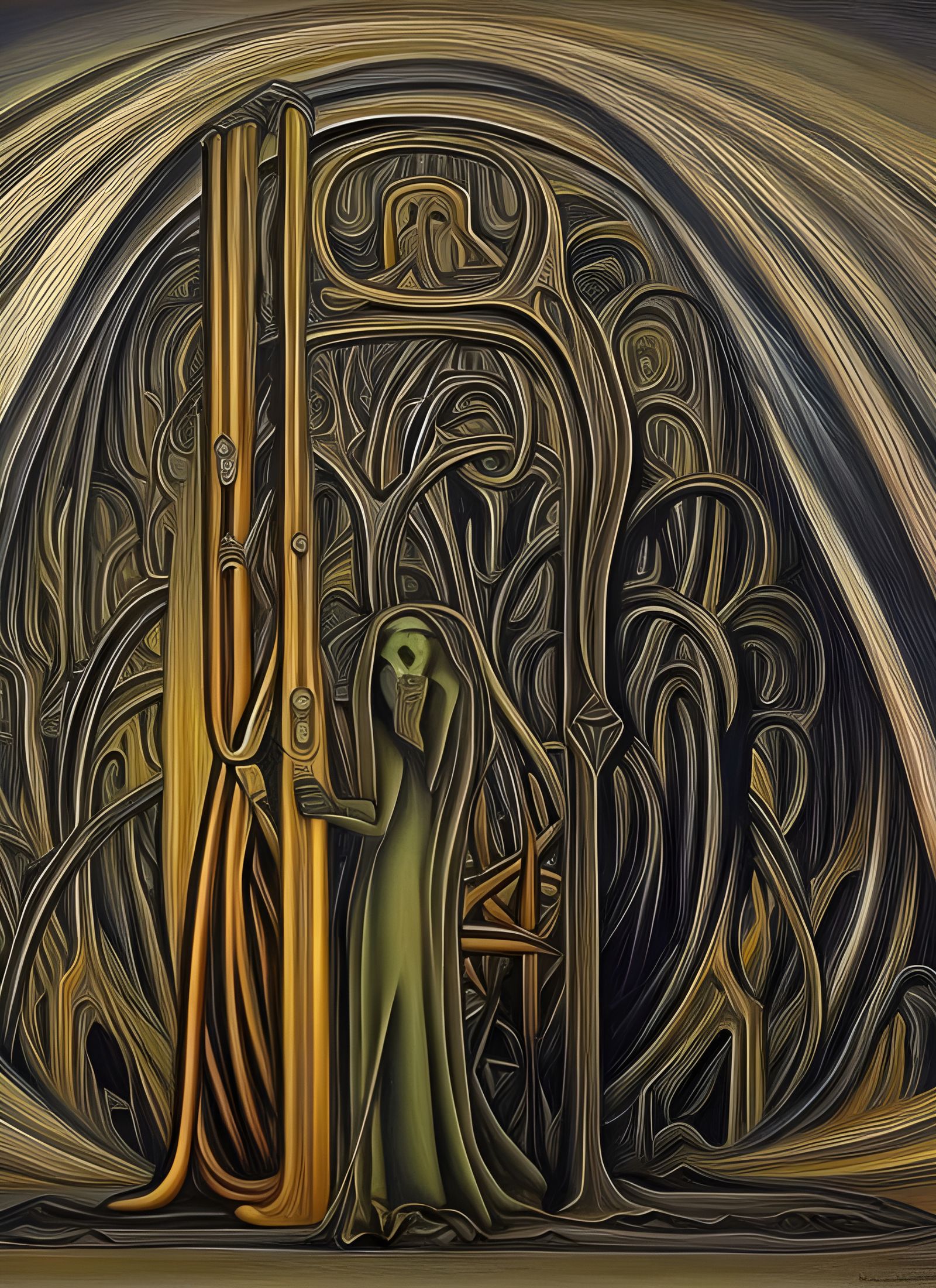 Surreal Scream: A Fusion of Artistic Visions