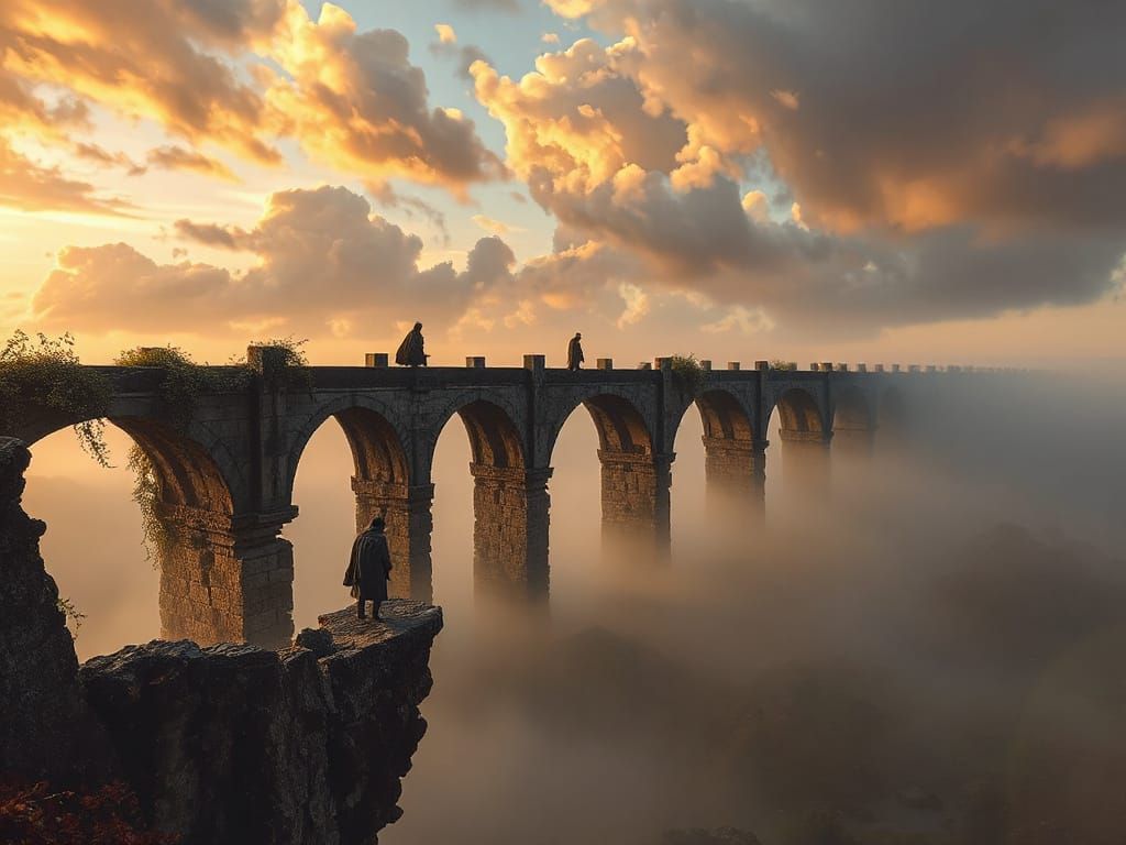 Ethereal Bridge Collapses into Vast, Mysterious Abyss