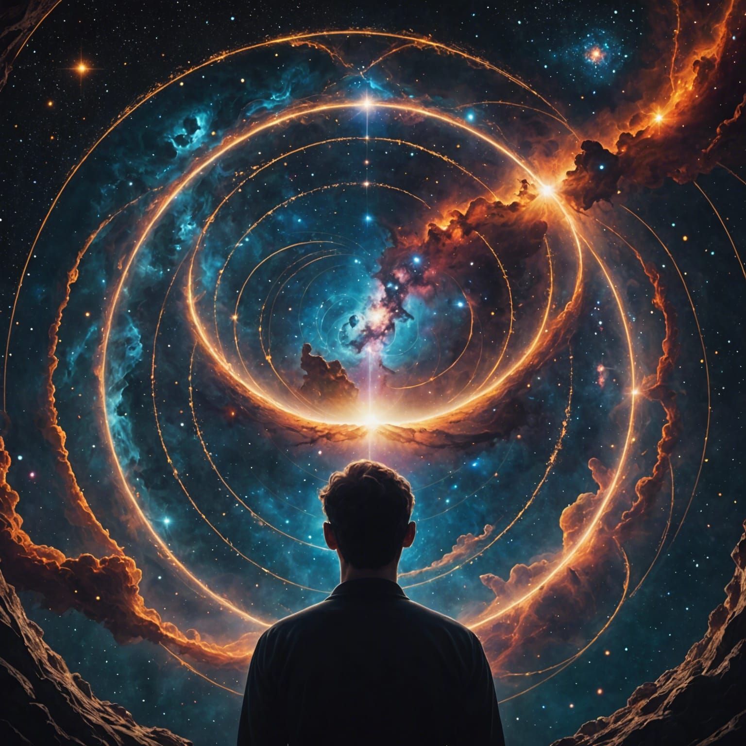 The Universe Experiencing Itself: AI Interpretation