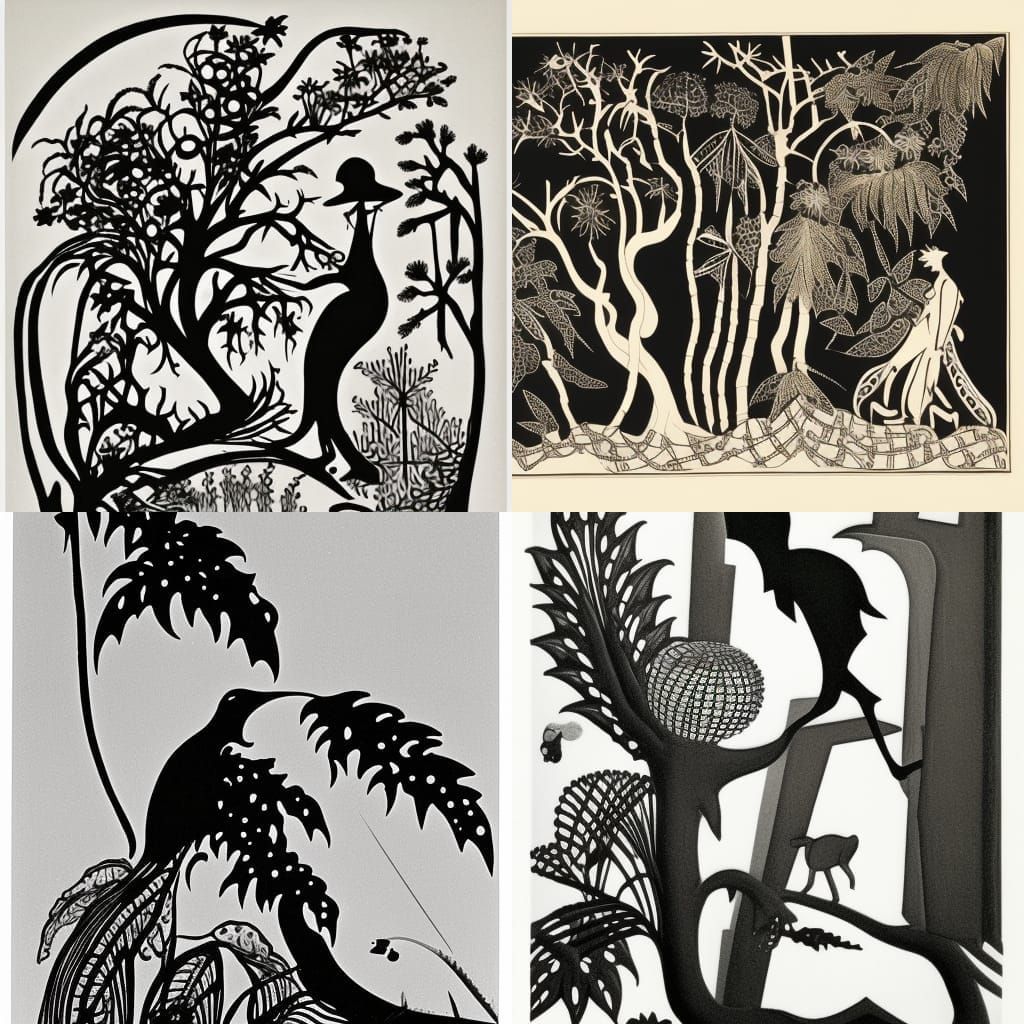 Classic Silhouette Animation in Lotte Reiniger Style