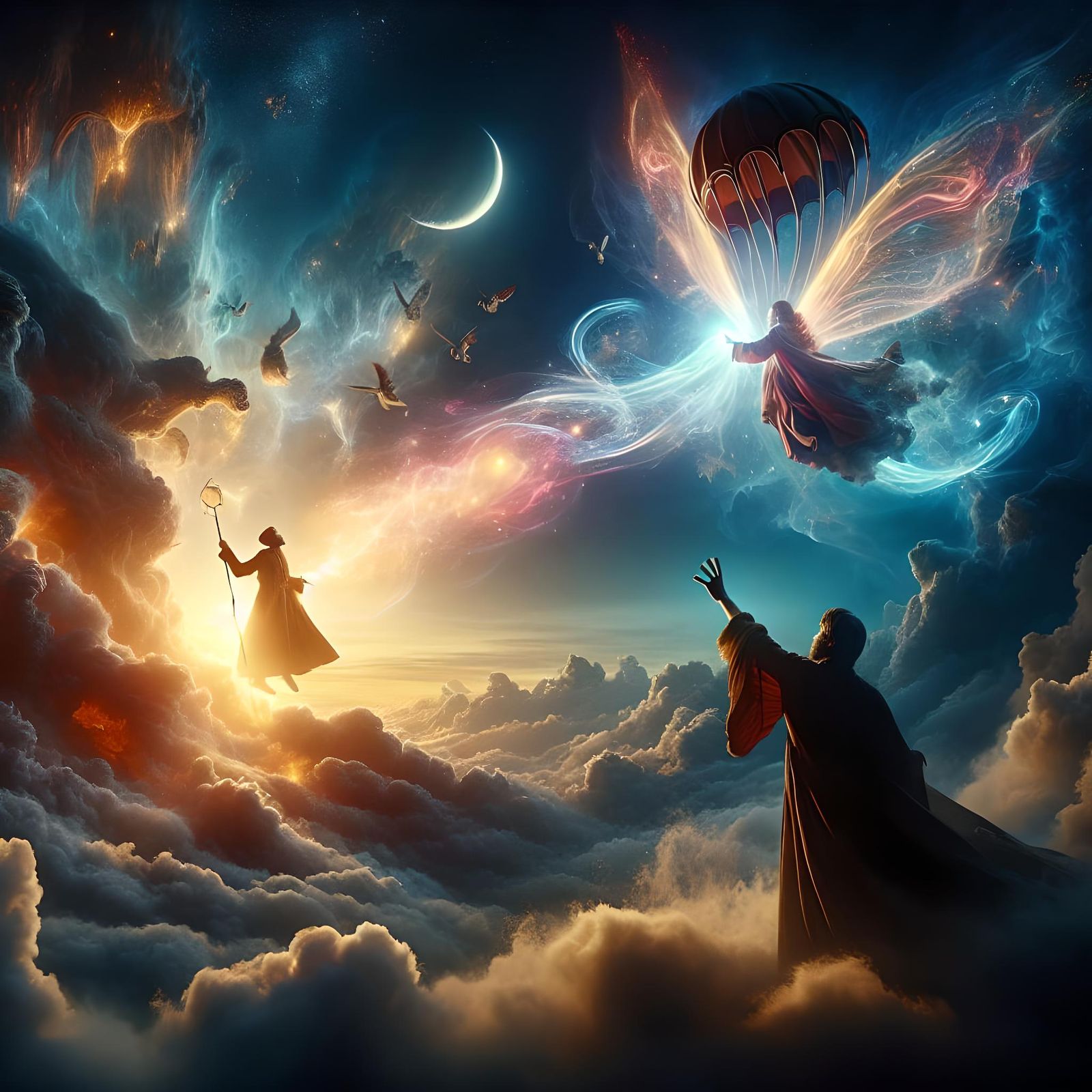 Fairytale Dreamshaper Instructs Apprentice: Dream Projection...