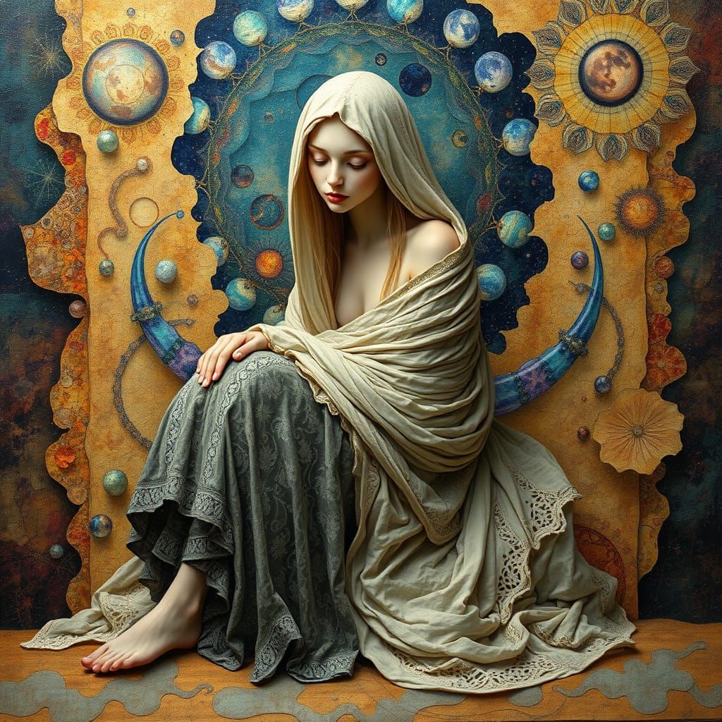 Enchanting, Mystical Figure in a Dreamlike Realm