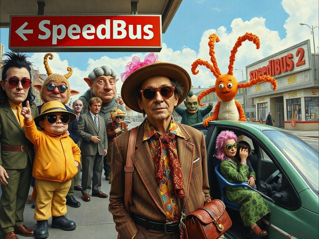 Howard Marks at the SpeediBus Stop