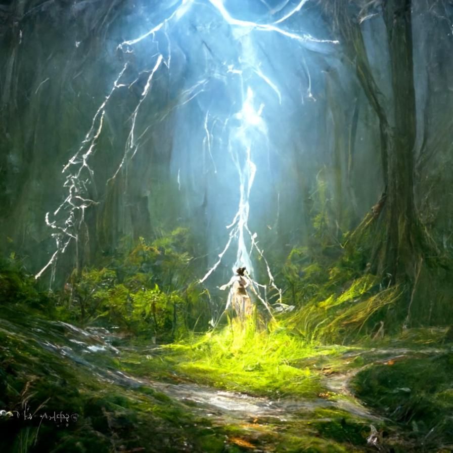 Magical Forest Vortex by Greg Rutkowski