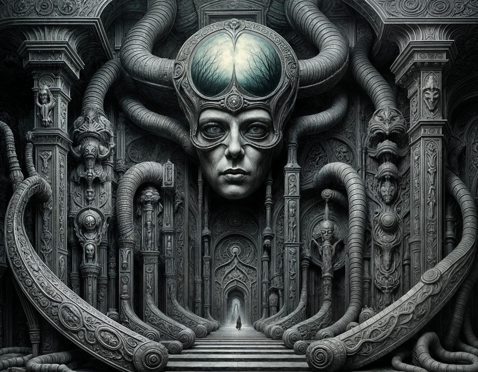 God's-Eye View: Maximalist, Holographic Flesh Horror