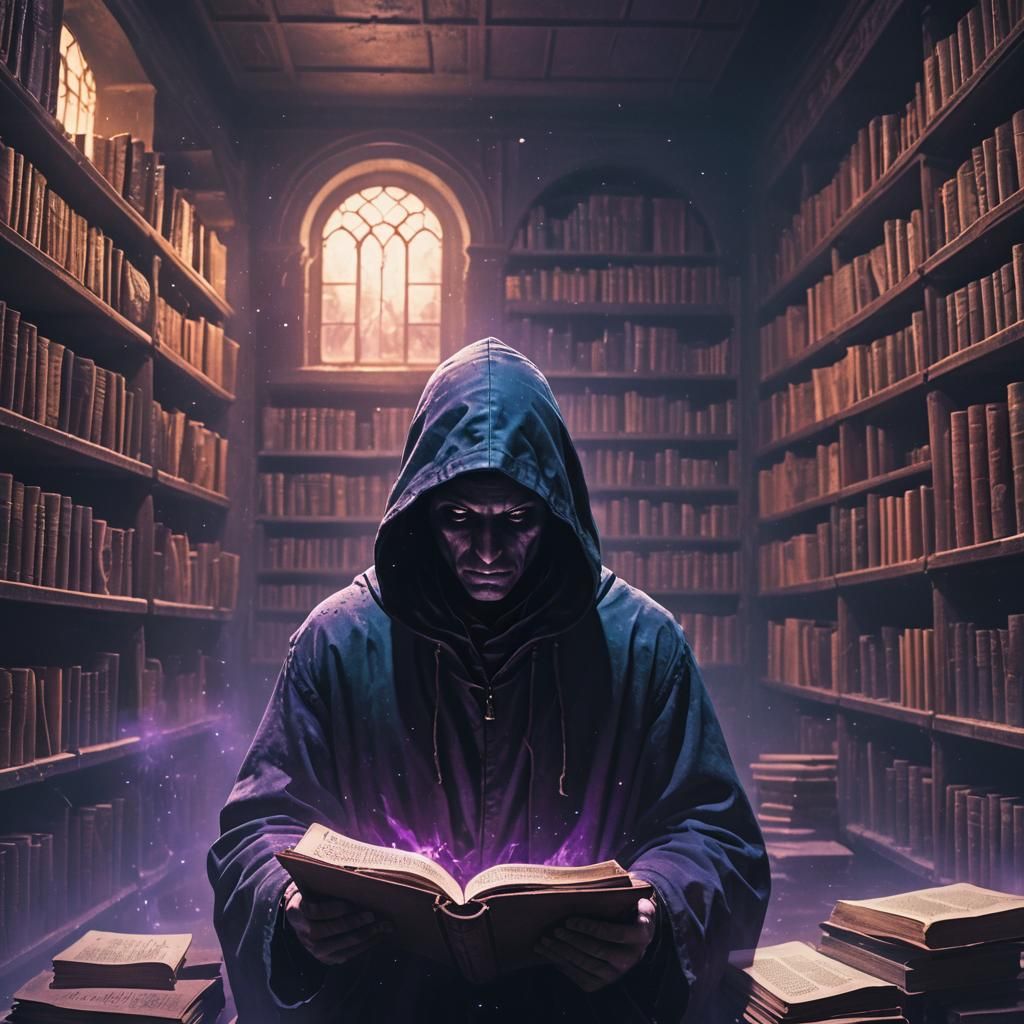 Cosmic Horror: Discovery in an Abandoned Library